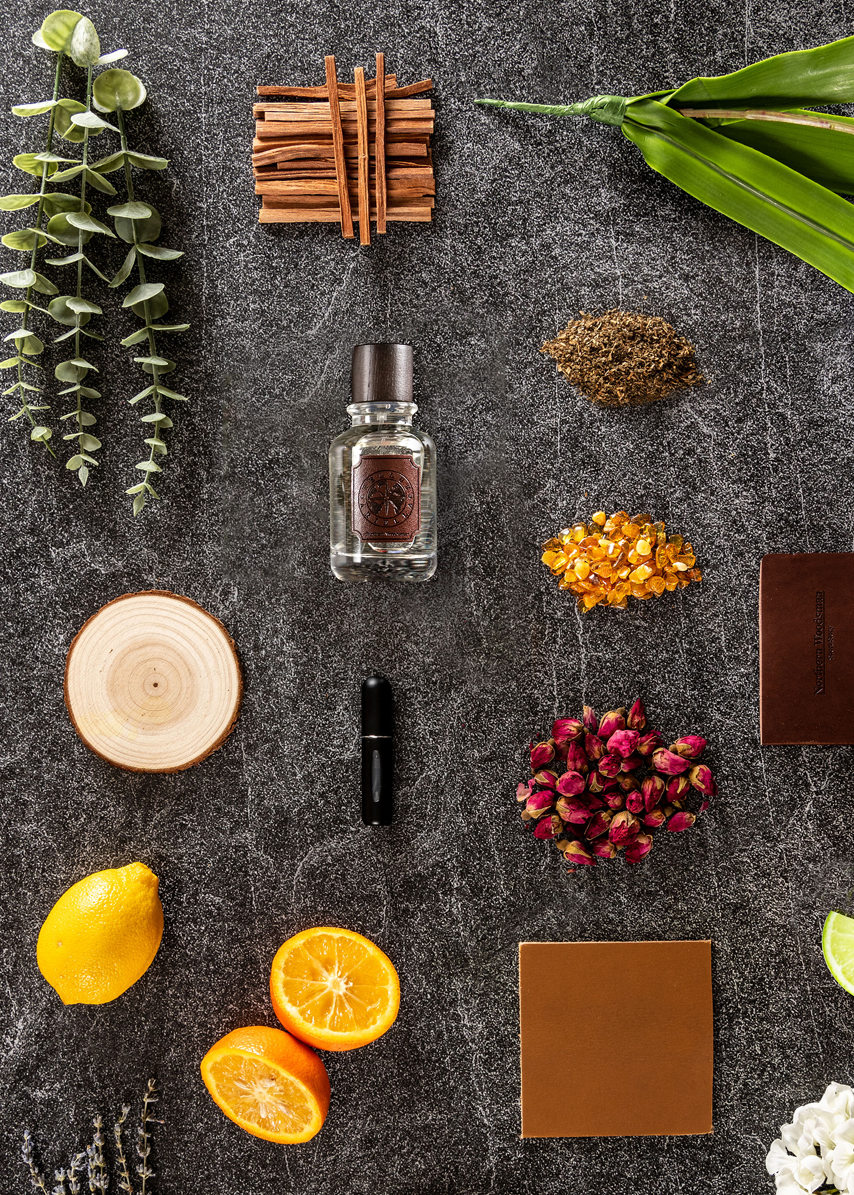 Northern Woodsman layout of ingredients